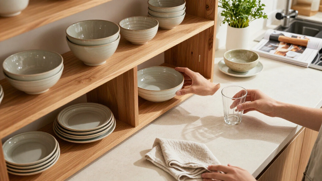 best open kitchen shelving