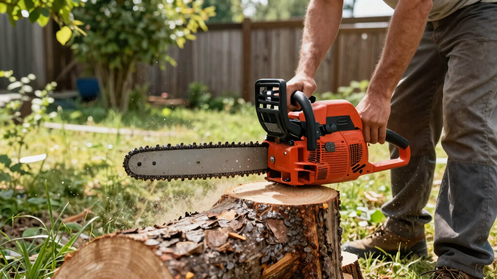 gas-powered chainsaws for property maintenance