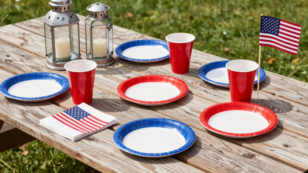 patriotic outdoor party supplies