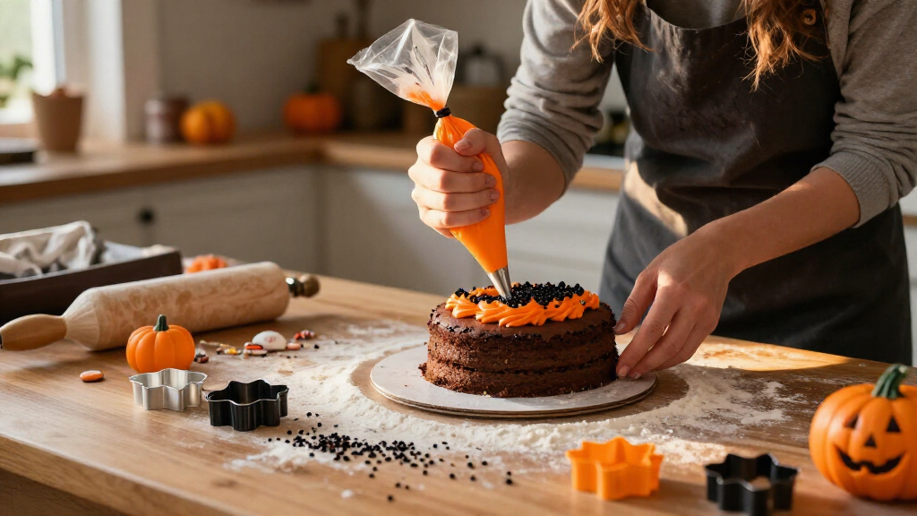 Halloween cake decorating supplies