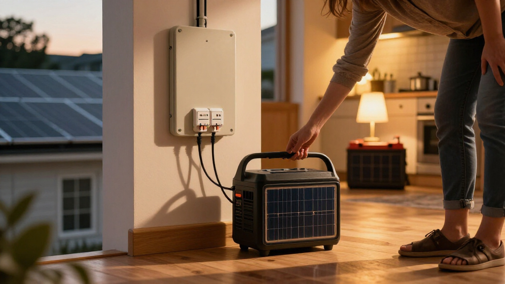 solar generator transfer switches