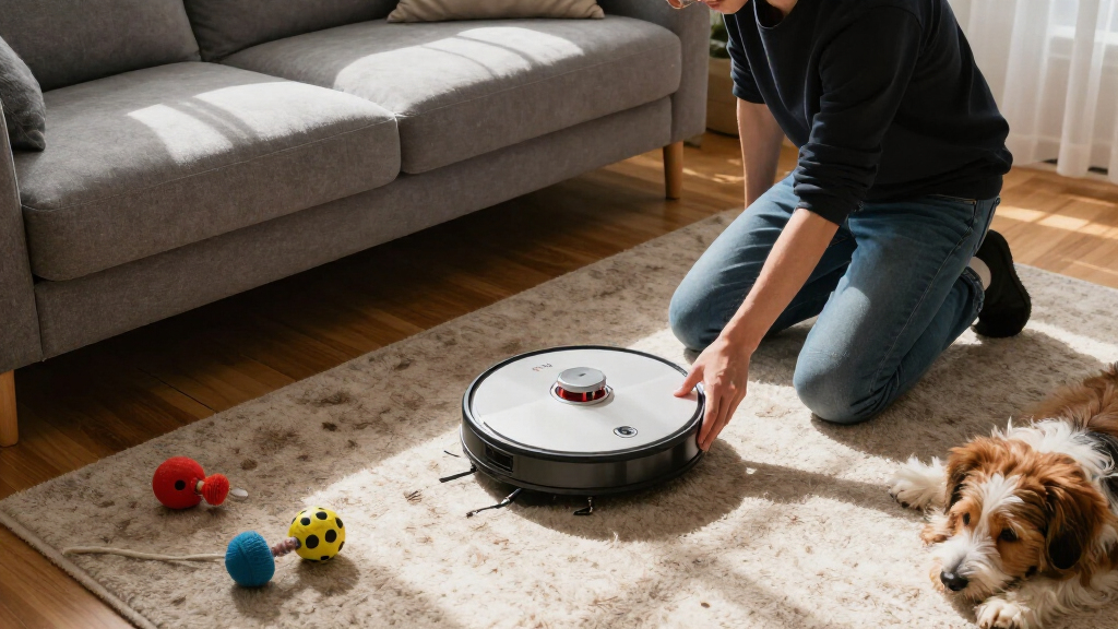 robot vacuum for dog hair