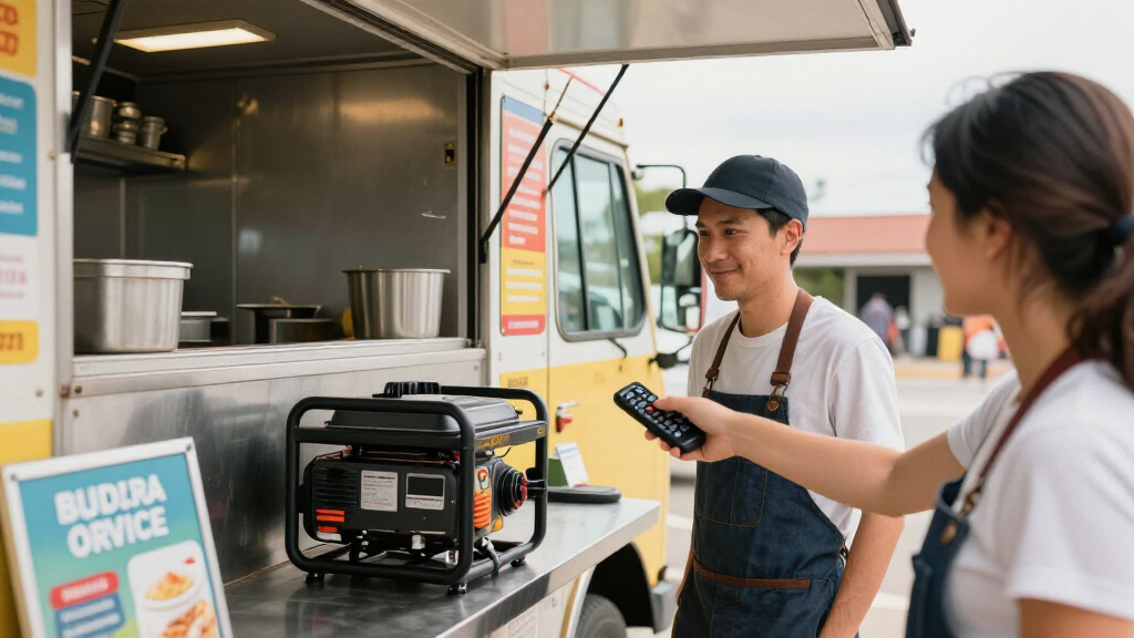 best generator with remote start for food truck