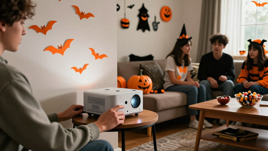mini projectors for Halloween parties
