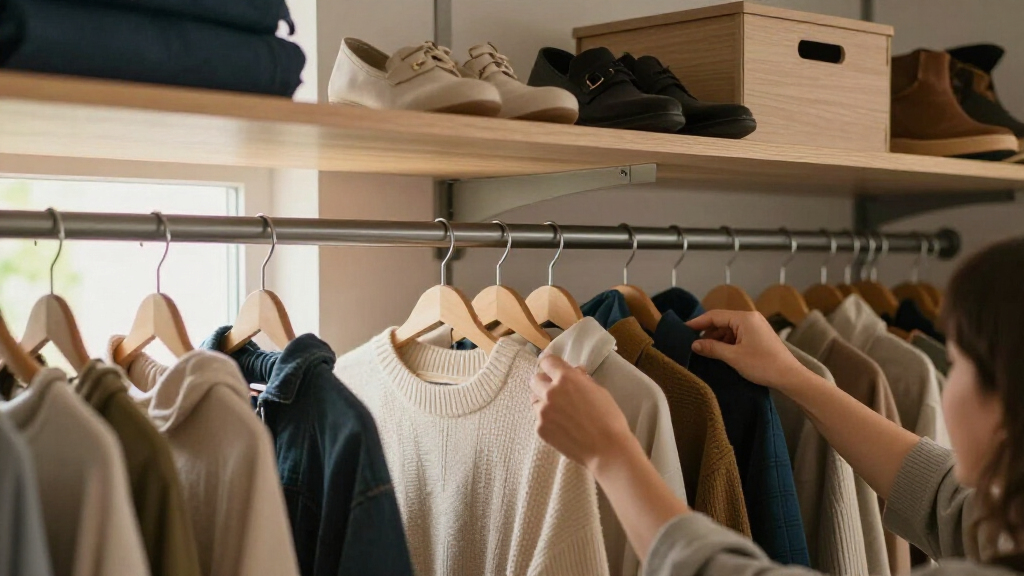 modular closet system for walk in closet