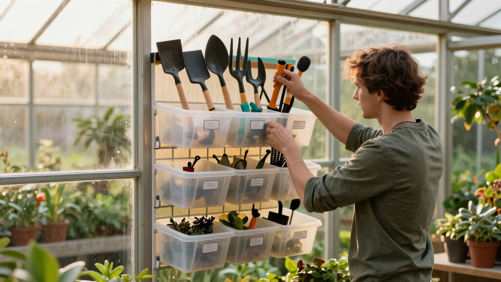 garden tool storage organizers