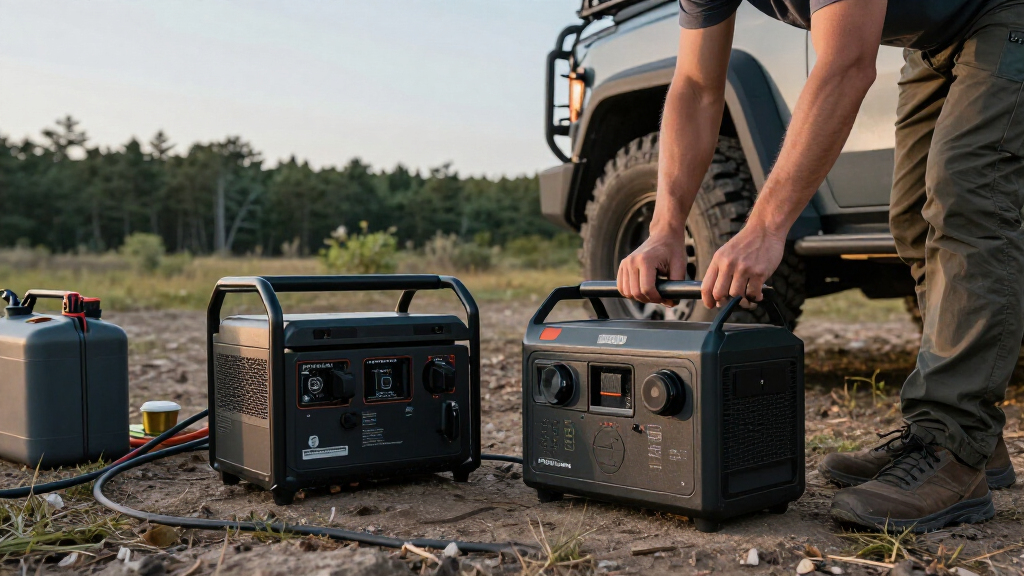 dual fuel inverter generator for overlanding