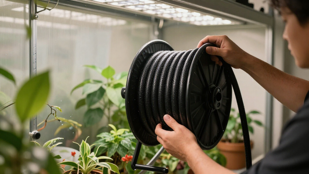 best hose reel for grow room water management