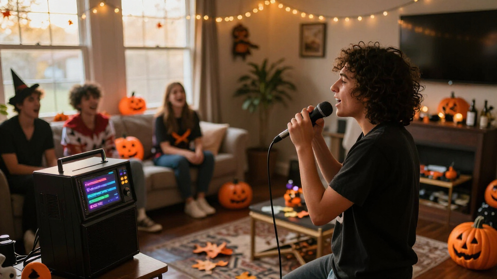 Halloween karaoke machines