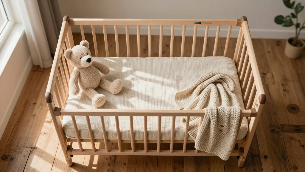 fsccertified wooden baby crib