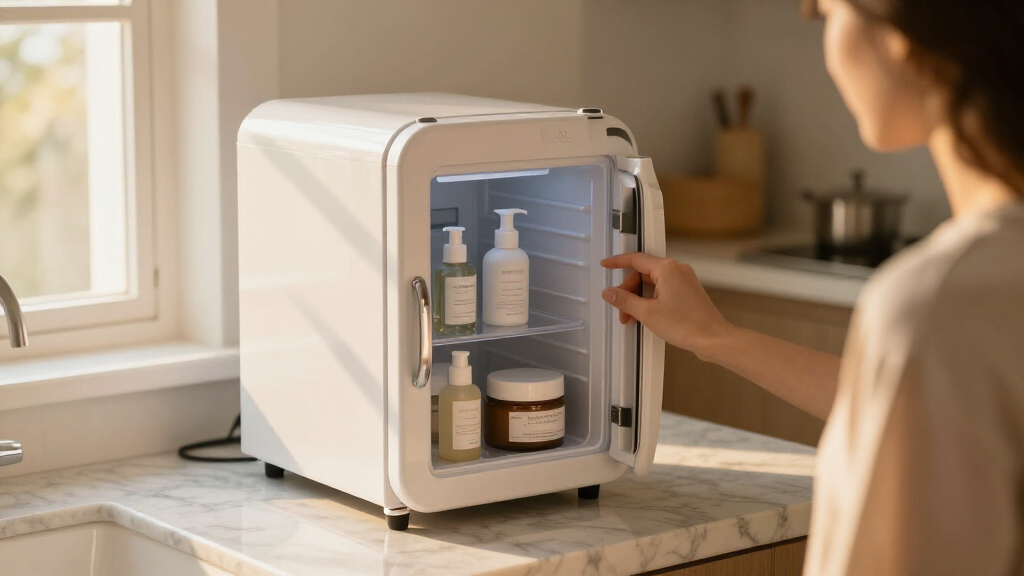 skincare mini fridge premium