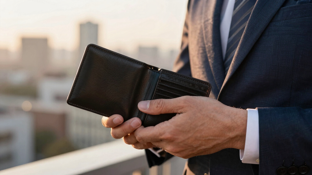 stylish men's leather wallets