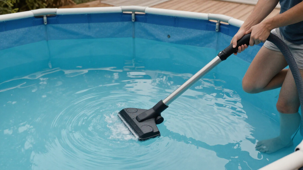 above ground swimming pool vacuum