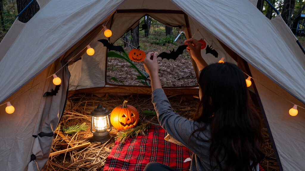 Halloween camping decorations