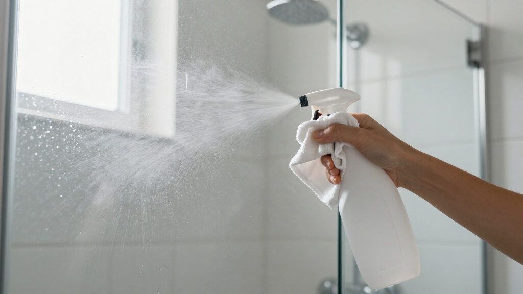 cleaner for glass shower doors