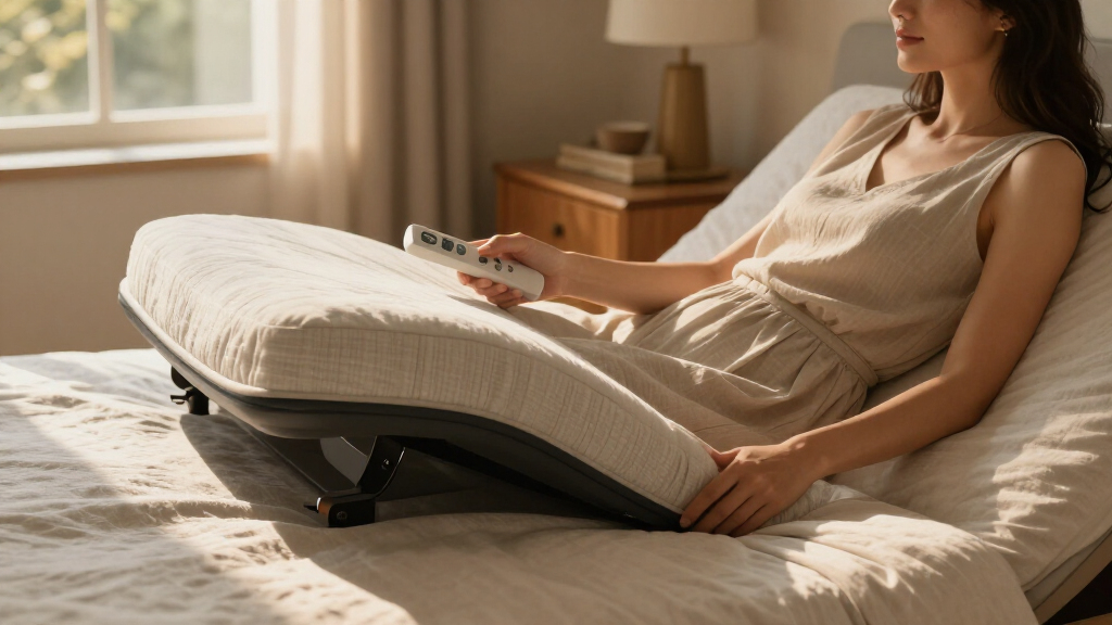 smart adjustable beds with lumbar support
