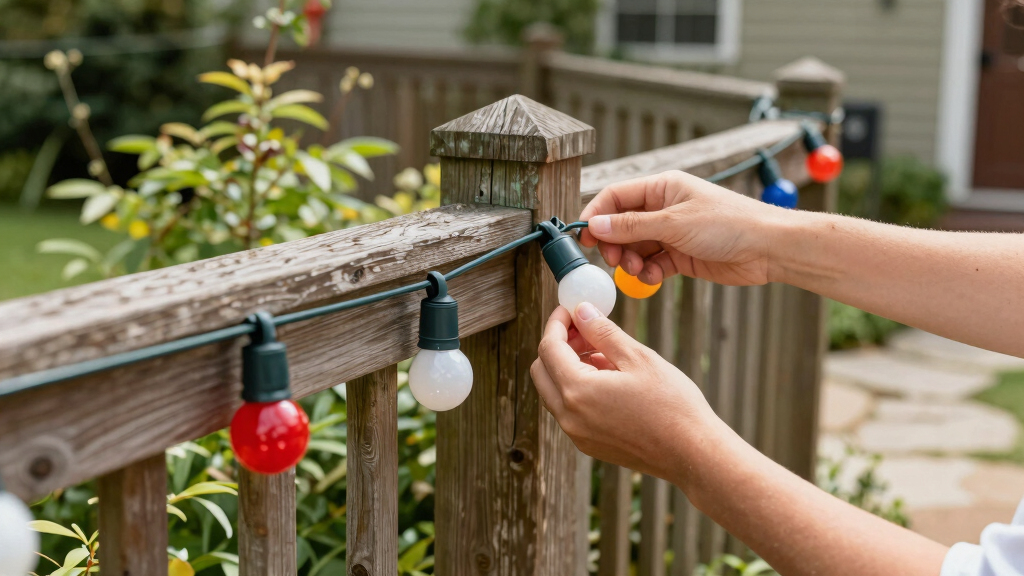 patriotic outdoor string lights