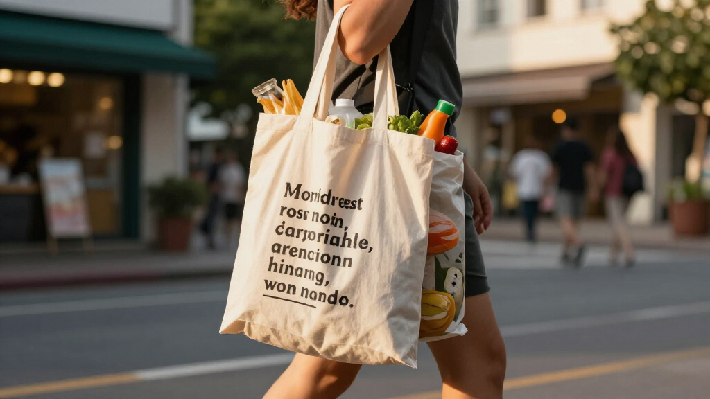 inspirational quote reusable shopping bags