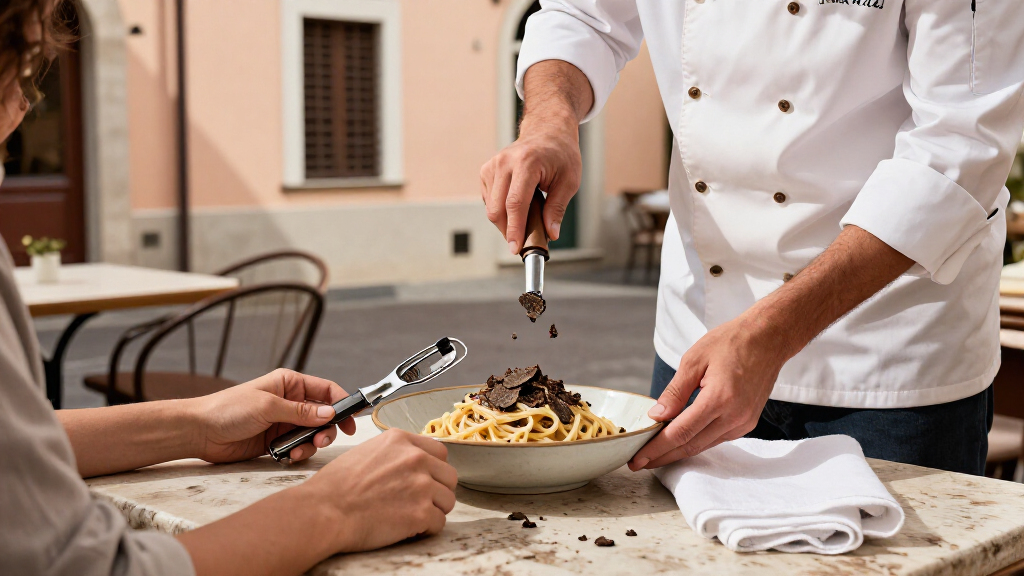 When should you add truffle shavings?