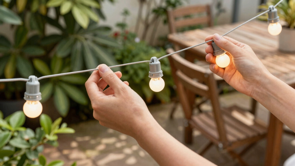 patriotic outdoor string lights