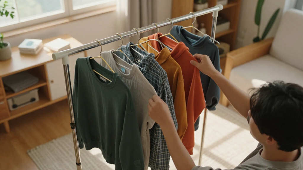 best portable garment racks for temporary housing