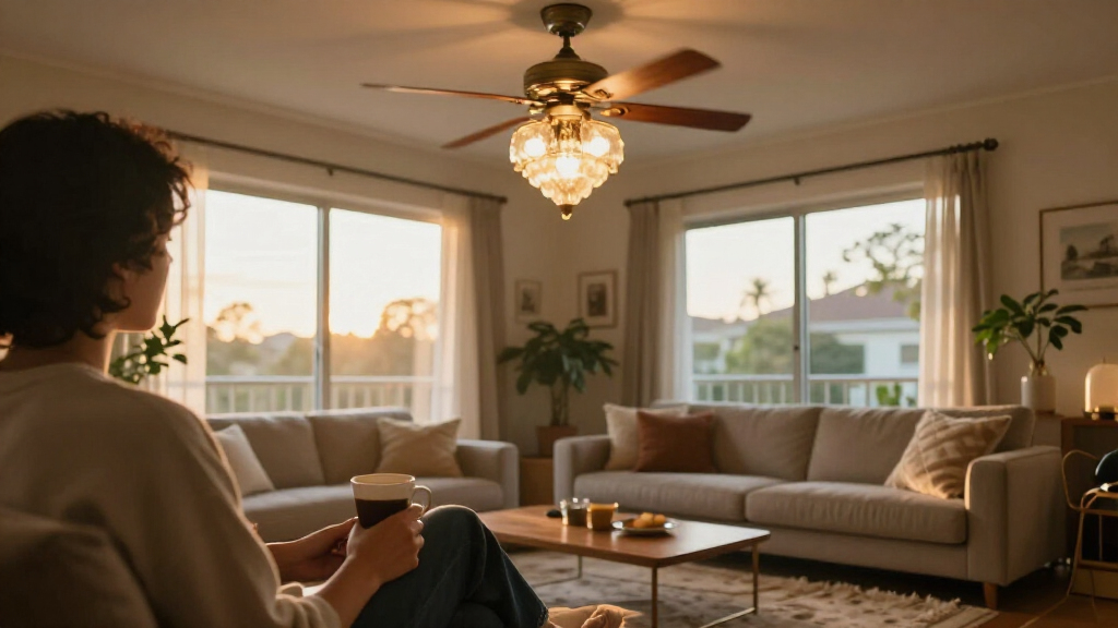 best ceiling fans with chandelier style lighting