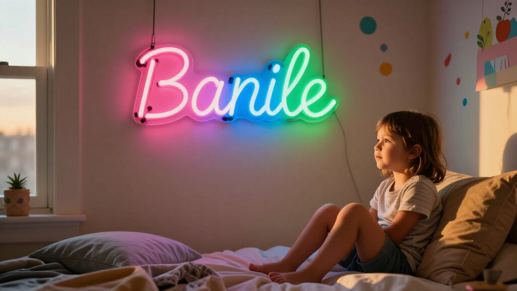 best personalized neon signs for kids room