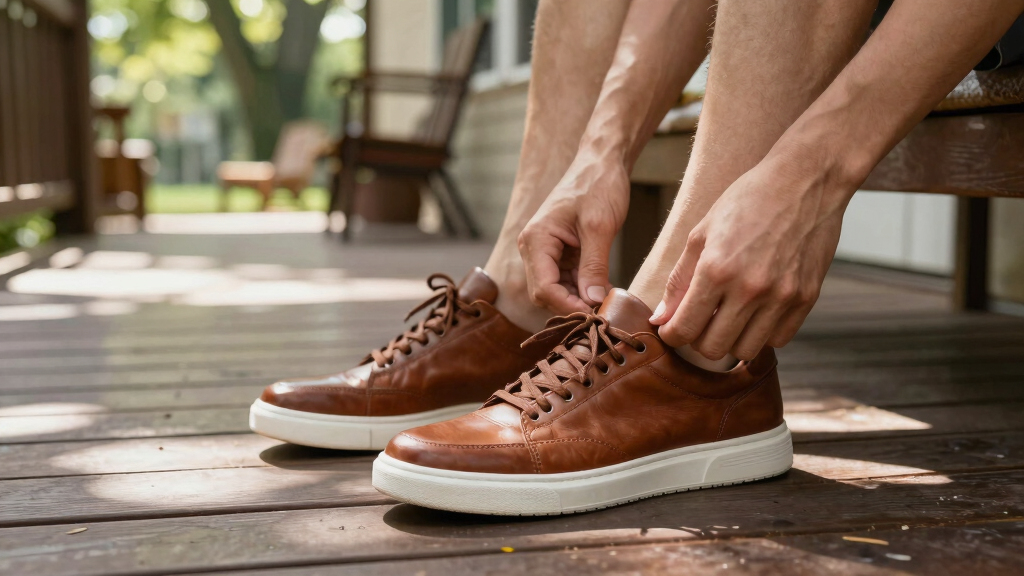 best leather running sneakers