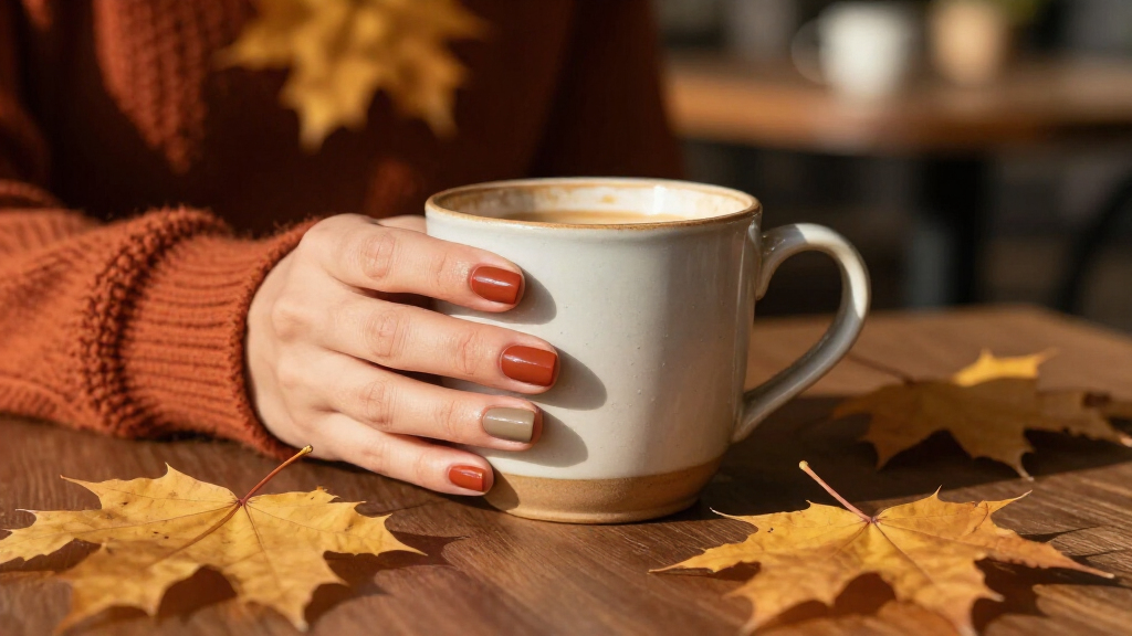 best minimalist autumn nail colors