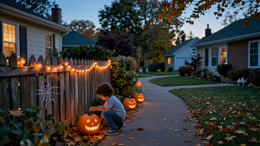 Halloween yard decorations