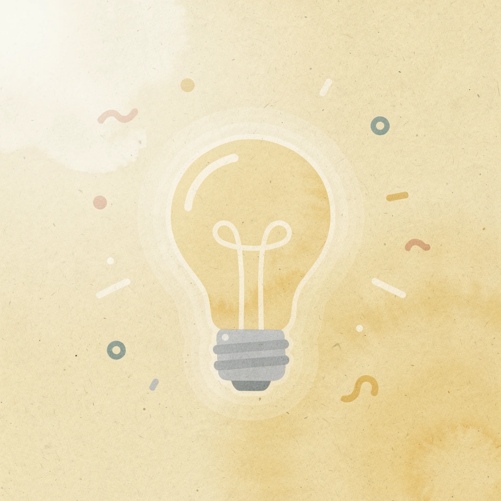 Lightbulb icon representing clarity and insight in retirement planning