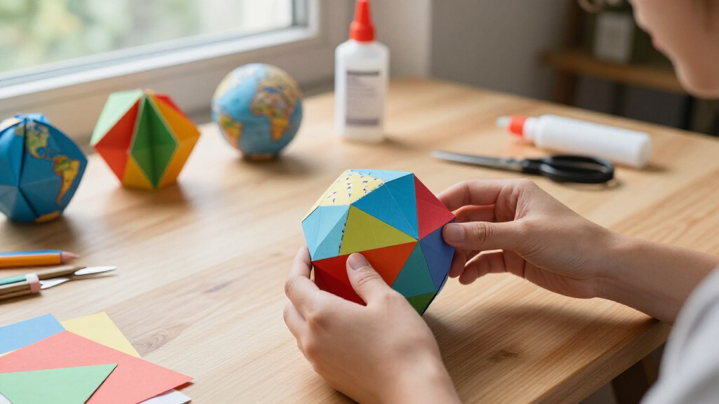 best folding paper globes