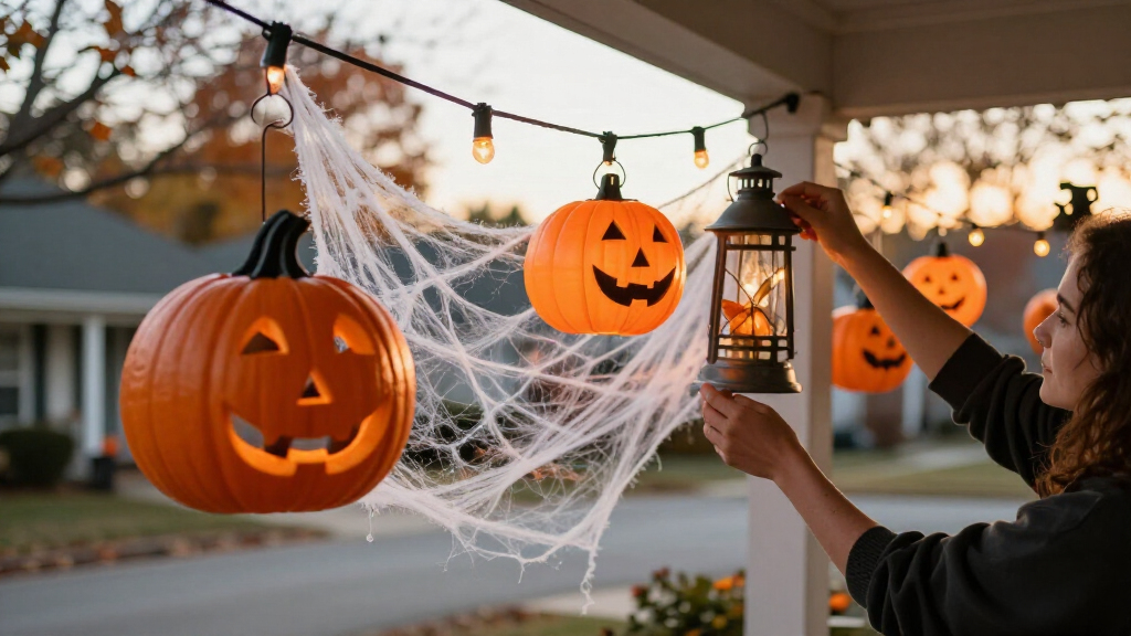 Halloween-Deko für draußen