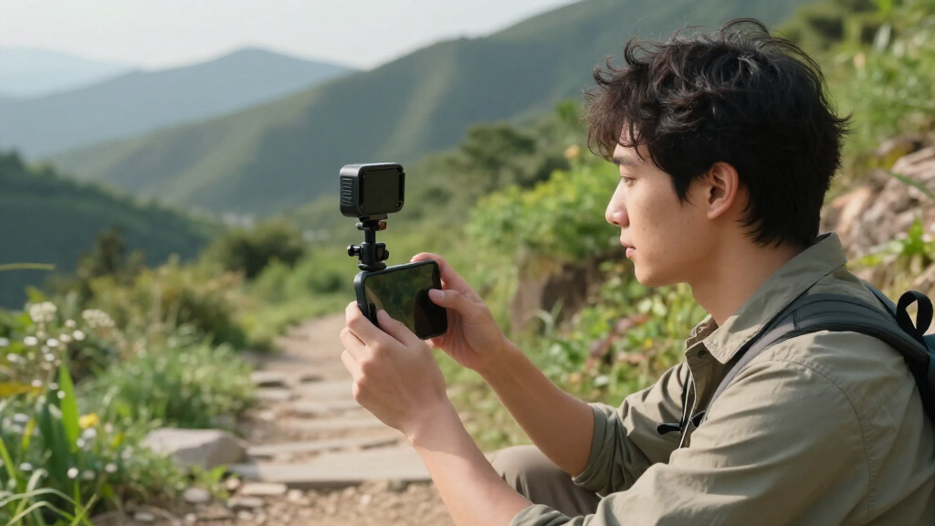 travel teleprompter for smartphone creators