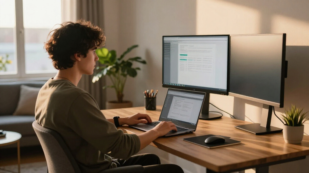 sit stand desk for remote developers