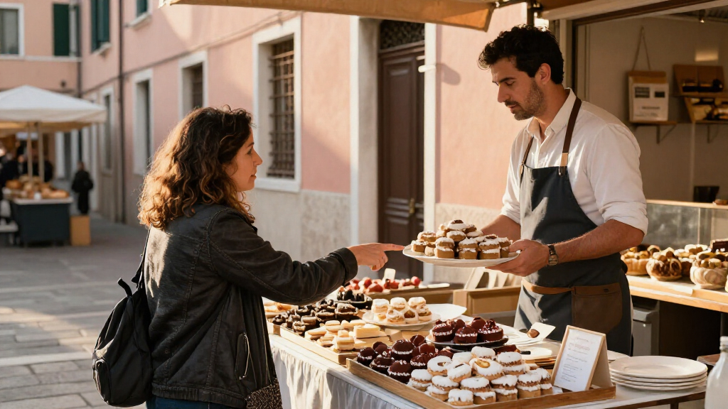 Find the local sweets instead of searching for one national menu