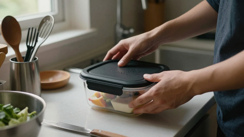 sous vide container with lid