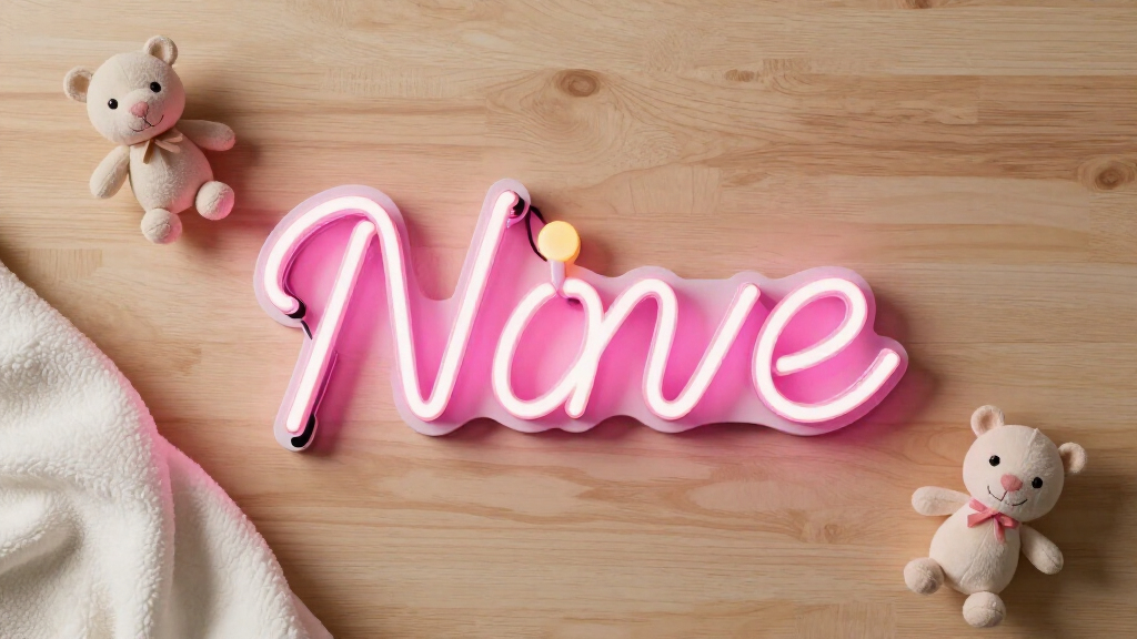 best nursery night light neon signs