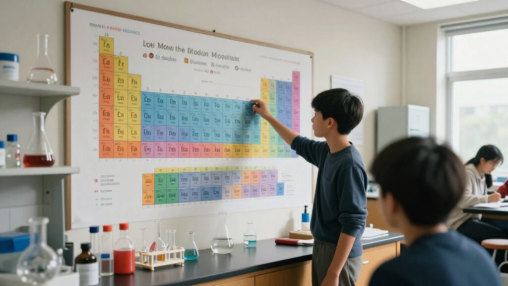 periodic table wall charts