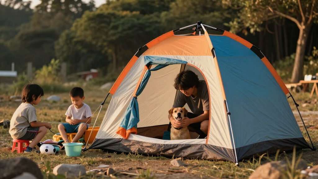 best camping tent for dogs and families