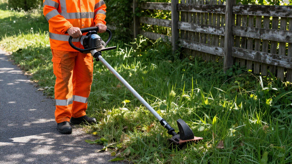 best hi vis shirts for roadside mowing