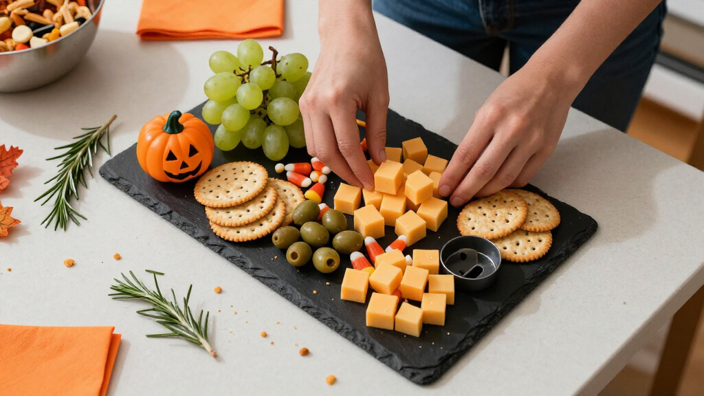 Halloween charcuterie supplies