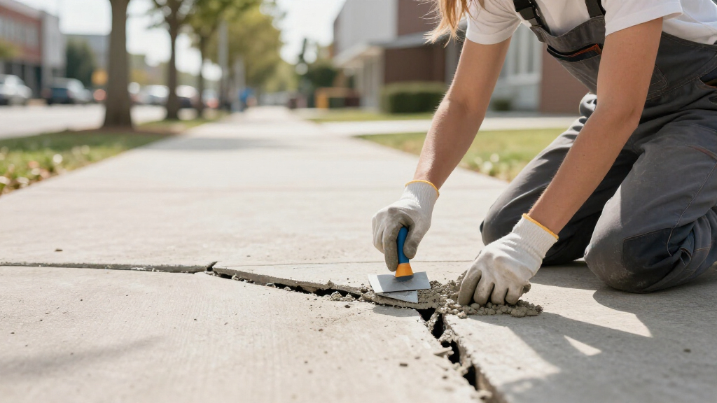 concrete crack filler for large cracks