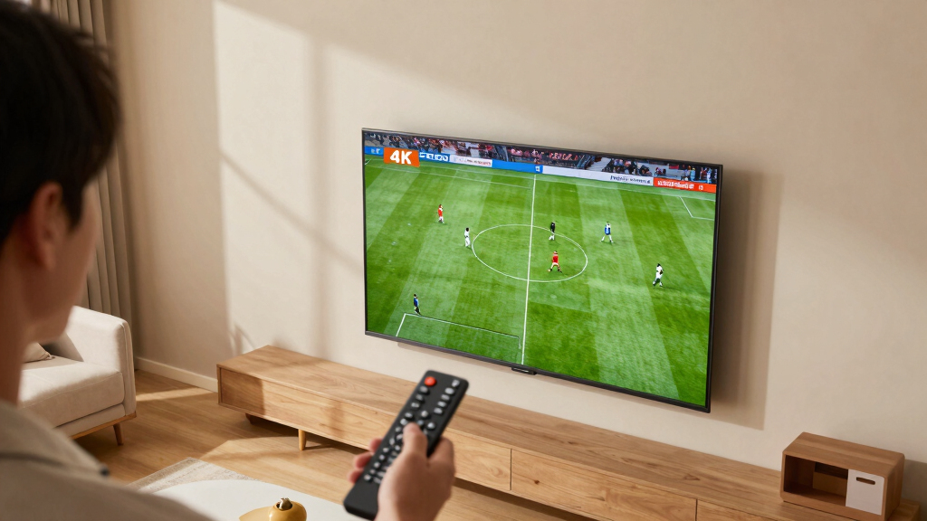 large-screen 4K TVs for soccer watch parties