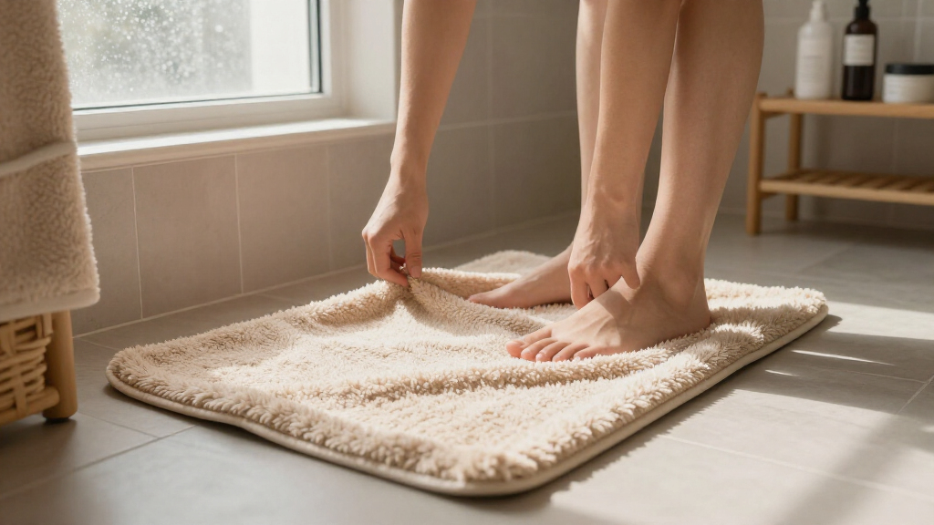 absorbent bath mat