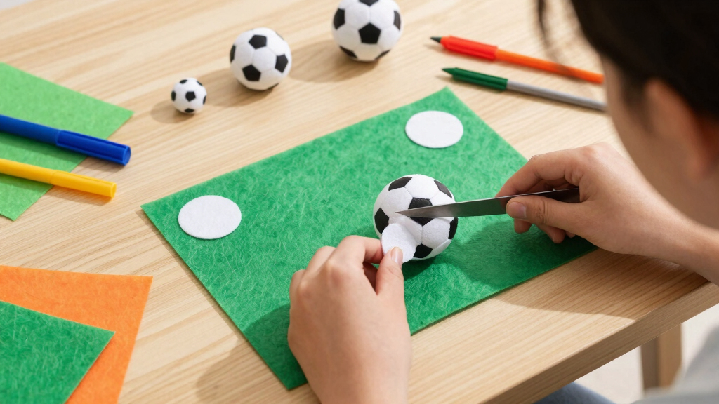 soccer-themed arts and crafts kits
