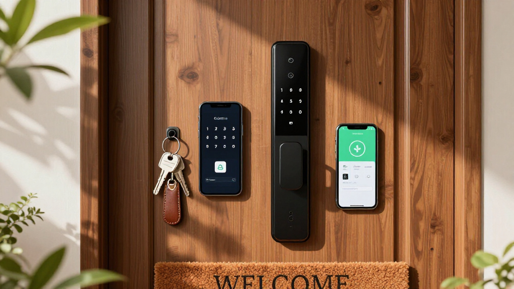 smart lock with access codes for guests
