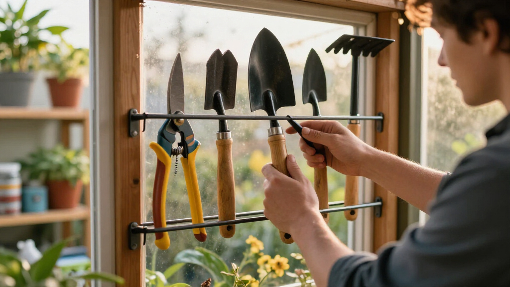 garden tool storage solutions