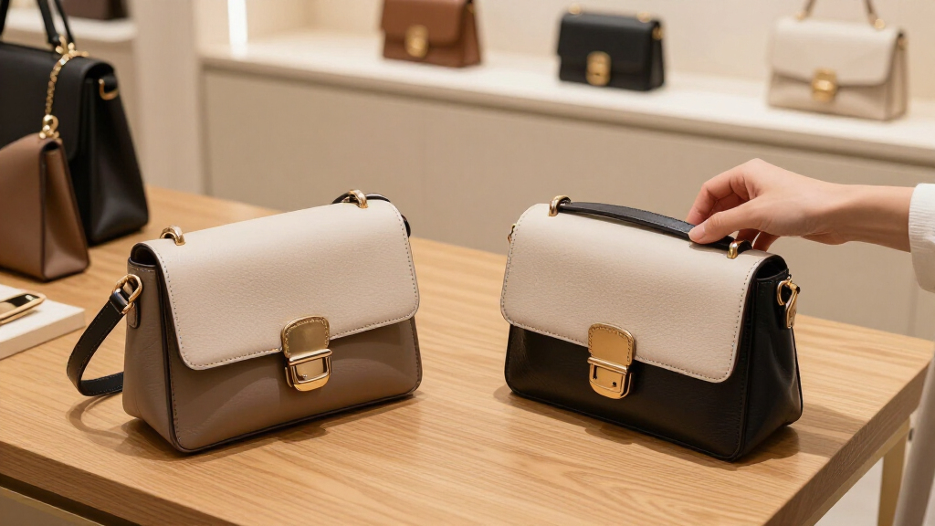 twotone satchel handbags