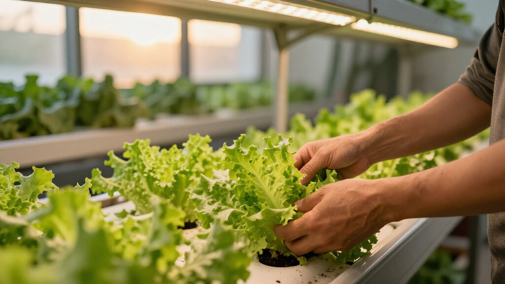 best led bars for leafy green production